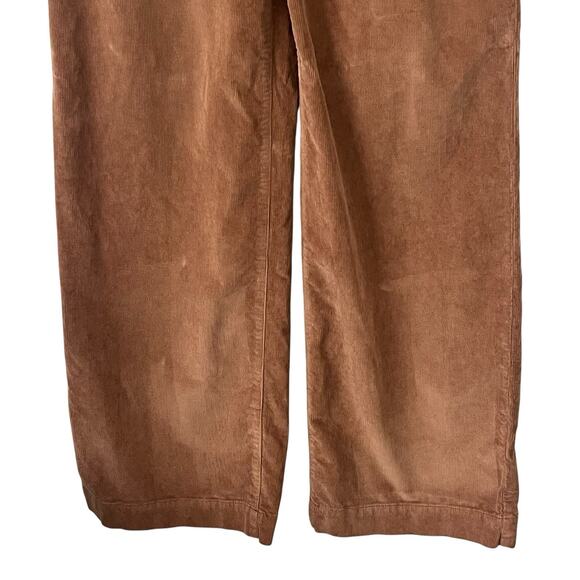 Faherty Softstretch Cord Pant 30 High Waist Wide Leg Patch Pocket Organic Cotton - Picture 6 of 9